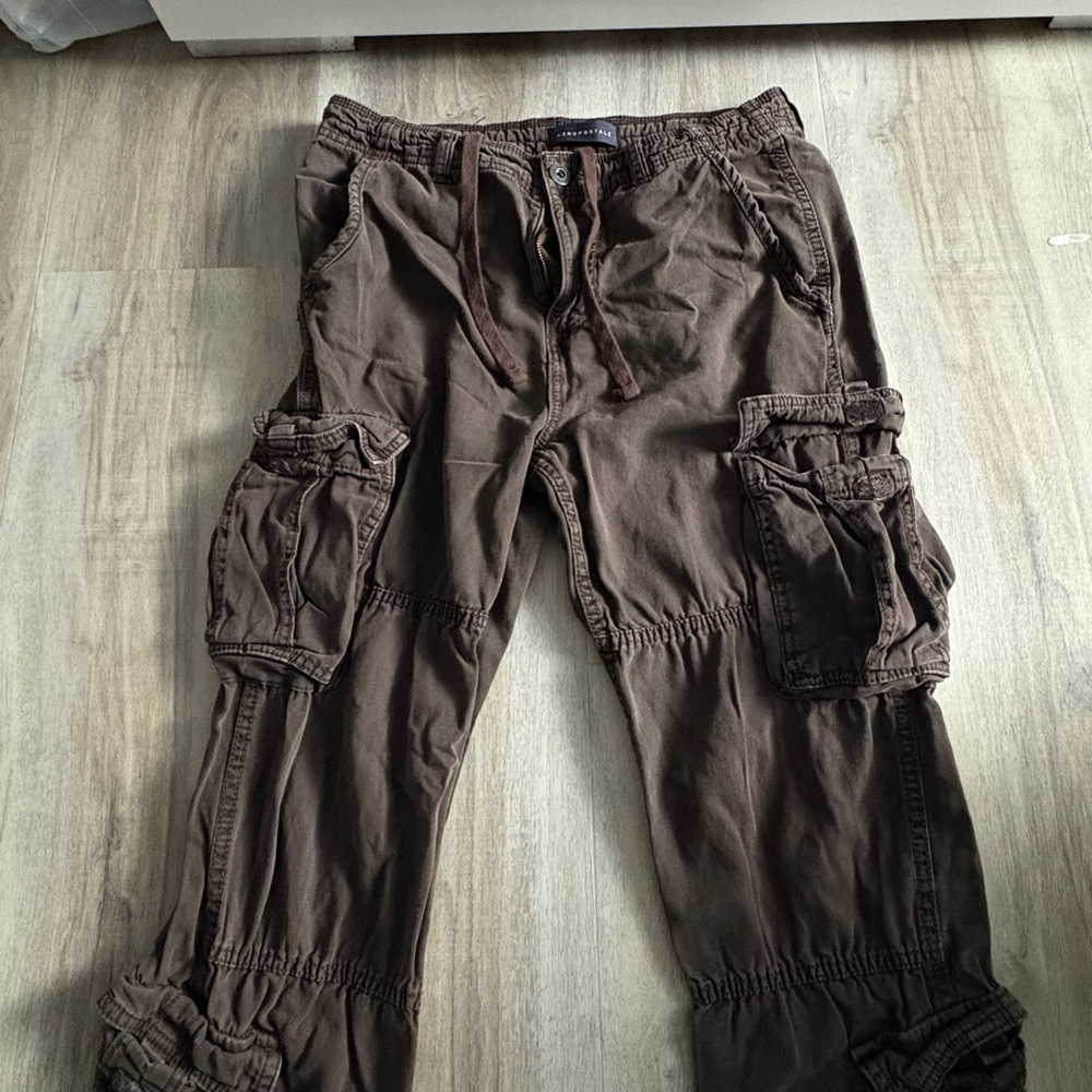Aeropostale Dark Brown Cargo Pants